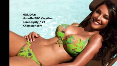 HOLIDAY - hotwife BBC vacation (captions, story, cuckold) - sunporno.com - Usa
