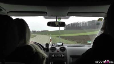 Young Boy - German Mother Julia Seduce Hitcher To Fuck In Car - upornia.com - Germany
