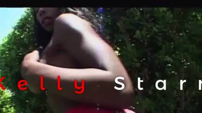 Kelly - Kelly Starr Is A Horny Black Bitch - drtuber.com