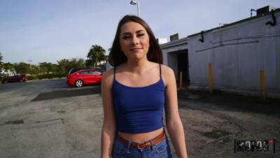 Tony Rubino - Jean Shorts - Mackenzie Mace - Beautiful pierced teen slut Mackenzie Mace in handjob porn video - xxxfiles.com - Usa