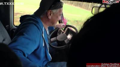 Dark Haired German Slut With Mini Tits Gets Fucked In A Camper Van - upornia.com - Germany