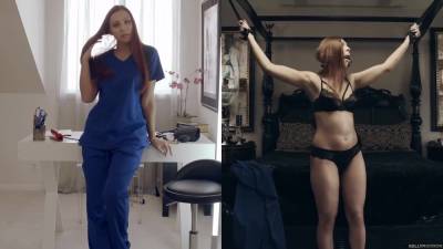 Sexy Redhead Nurse Is Pounded At Home - Ornella Morgan - hotmovs.com