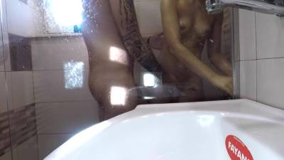 Hot Wife Cums Hard After Hard Fingering In The Shower - Beautiful Pussy Masturbation Pov Closeup - hclips.com