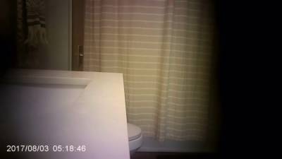Sister Spycam Caught Pissing And Showering After Pool - voyeurhit.com