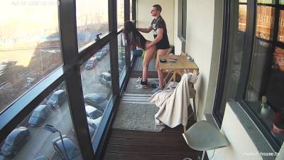 Big Tits Teen In Smoking Quick Sex On The Balcony - hclips.com