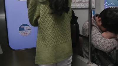 Married Woman Groping Train Fifty Year Old Mother Gets Ravished Makiko Tsurugawa - hotmovs.com - Japan