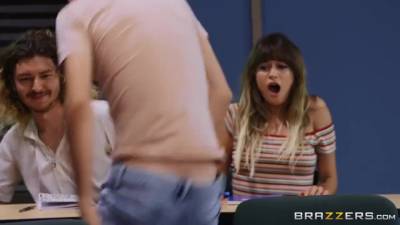 Adriana Chechik - Scott Nails - Adriana Chechik And Scott Nails In Brunette Teacher Needs Her Doggy Style Anal Orgasm In Class - upornia.com