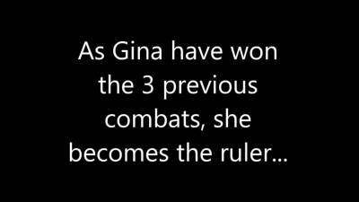 Gina vs Roy to the best of 3. The winner takes control - sunporno.com