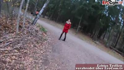 Leidy De Leon In Creampie Outdoor In Forest With German Amateur Milf Glasses - hclips.com - Germany