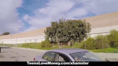 Teenslovemoney - naturally big boobed teenager fucked for currency - sexu.com