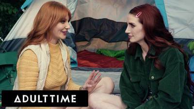 Lacy Lennon - Aria Carson - ADULT TIME - Lesbian Camping Trip Tribbing with Lacy Lennon and Aria Carson - txxx.com