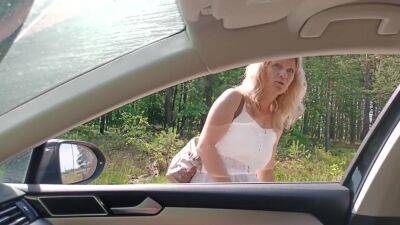 Old Sexy Hitchhiker Whore From Street Fucked In Forest With And Then Without A Condom - upornia.com