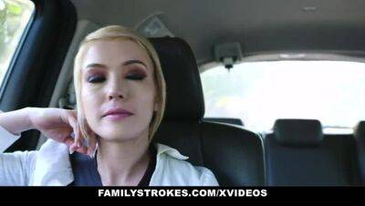 familystrokes - FamilyStrokes - Kinky Teen (Ellie Eilish) Swallows StepDad For A New Car - xxxfiles.com