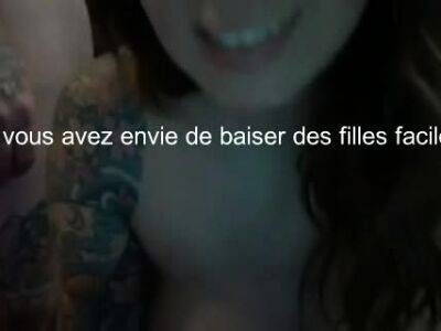 Jeune copine avec une grosse paire de seins suce le penis - drtuber.com - France