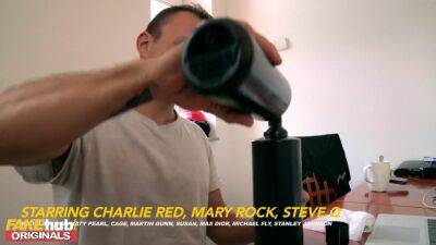 Mary Rock - Charlie Red - pornstars - Lucky handyman fucks pornstars Charlie Red and Mary Rock - sexu.com