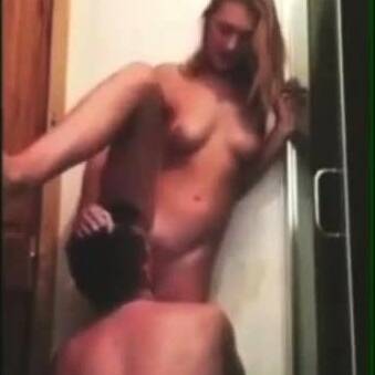 Blonde girl fucked under the shower and sucks dick - icpvid.com