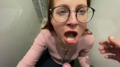 Risky Public Testing Sex Toy In The Store And Cum In Mouth In Public Toilet - hclips.com