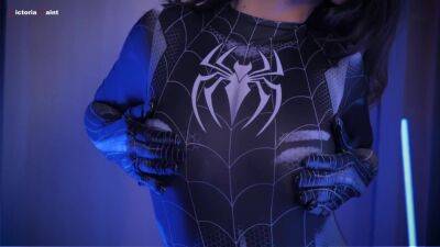 Please Cum Over My Spiderman Spandex Cosplay So I Swallow Your Semen To The Last Drop Home - upornia.com - Russia