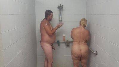 Husband And Wife Taking A Shower With A Quickie - hclips.com