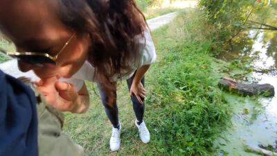 Munichgolds Outdoor Habdjob Blowjob Public In The Forest .. Have Fun - hclips.com - county Forest