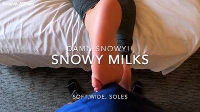 Snowy Milks! - Milking Footjobs - SnowyArches - drtuber.com