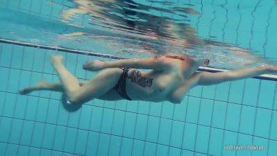 Fun Serbian Babe Katrin Privsem Swims Naked And Horny - upornia.com - Serbia
