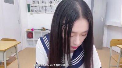 School Girl Sex Chinese Cum In Mouth - Fucked That Busty Asian Schoolgirl While She Was Doing Homework P1 - videomanysex.com - China