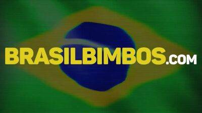 Brazilian Babe Handles two Cocks - Brasilbimbos - hotmovs.com - Brazil