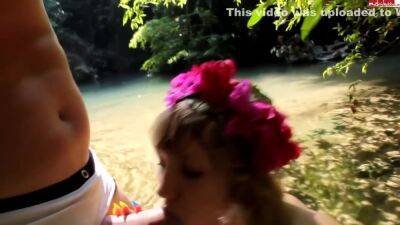 Angel - Desert Angel In Thailand - Sex On The Waterfall 2014 - hotmovs.com - Thailand