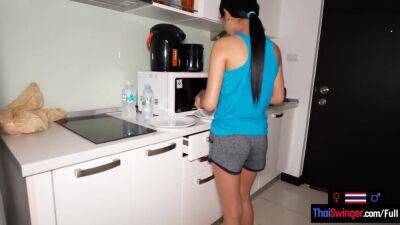 Petite Asian Amateur Gf From Thailand Makes Dinner And Having Sex After - upornia.com - Thailand