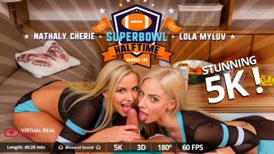 Nathaly Cherie - Lola Myluv - Super Bowl halftime - txxx.com - Czech Republic