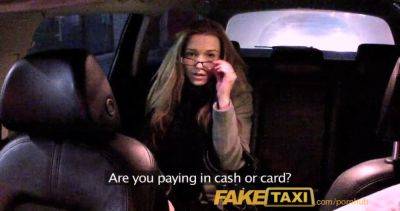 Alexis Crystal - Alexis Crystal gets nailed hard for cash in a fake taxi for rent - sexu.com - Britain - Czech Republic