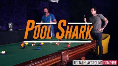 Holly Hendrix - Charles Dera - Holly Hendrix & Charles Dera get naughty in the pool shark's office - sexu.com
