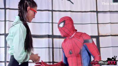 Sofie Marie - Naughty Milf Gives Spiderman An Amazing Blowjoba - hclips.com
