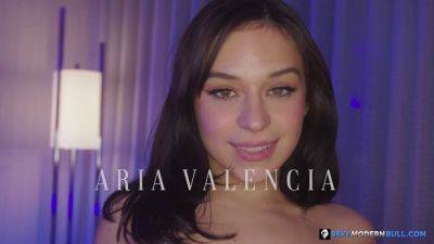 Aria Valencia - Petite queen Aria Valencia takes on a massive black cock in purple rain - sexu.com