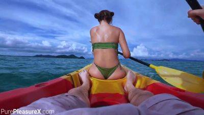 Amateur Couple Goes Wild In Thailand. Sex On The Kayak - hclips.com - Thailand