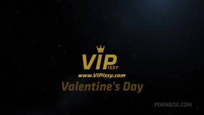 Valentine's Day with Claudia Macc,Amaris by VIPissy - PissVids - hotmovs.com