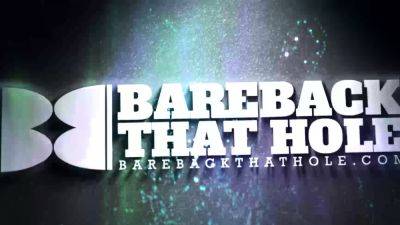 BAREBACKTHATHOLE Inked DJ Barebacks Mason Lear After Rimjob - drtuber.com