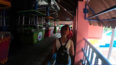 Theme park fun with hot Thai girlfriend - drtuber.com - Thailand