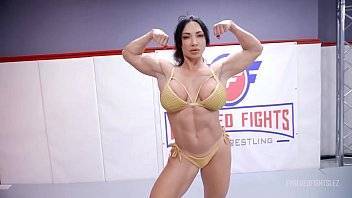 London River - London River fighting Brandi Mae in lesbian wrestling with face sitting and a hard strapon fuck - xvideos.com