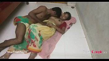 hindi telugu village couple making love passionate hot sex on the floor in saree - xvideos.com
