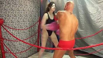 UIWP ENTERTAINMENT in MMA Belly Punching Match man vs women INTERGENDER Match! See full video here www.clips4sale.com/89258 - xvideos.com