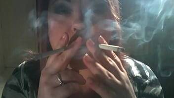 Tina - British BBW Mistress Tina Snua Wants You To Be Her Smoke Slave As She Smokes 2 Cigarettes At Once - xvideos.com - Britain