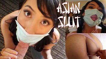 Covid Can't Keep Her Asian Holes From Getting Stuffed - xvideos.com