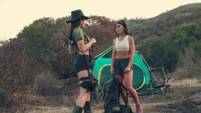 Adriana Chechik - Accomplice cuties Adriana Chechik and Kissa Sins on a magical rainy camping tour - sexu.com