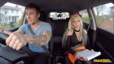 Fake Driving School - Barbie Can't Resist Tattooed Guys Charm 1 - Axel Aces - xtits.com - Britain